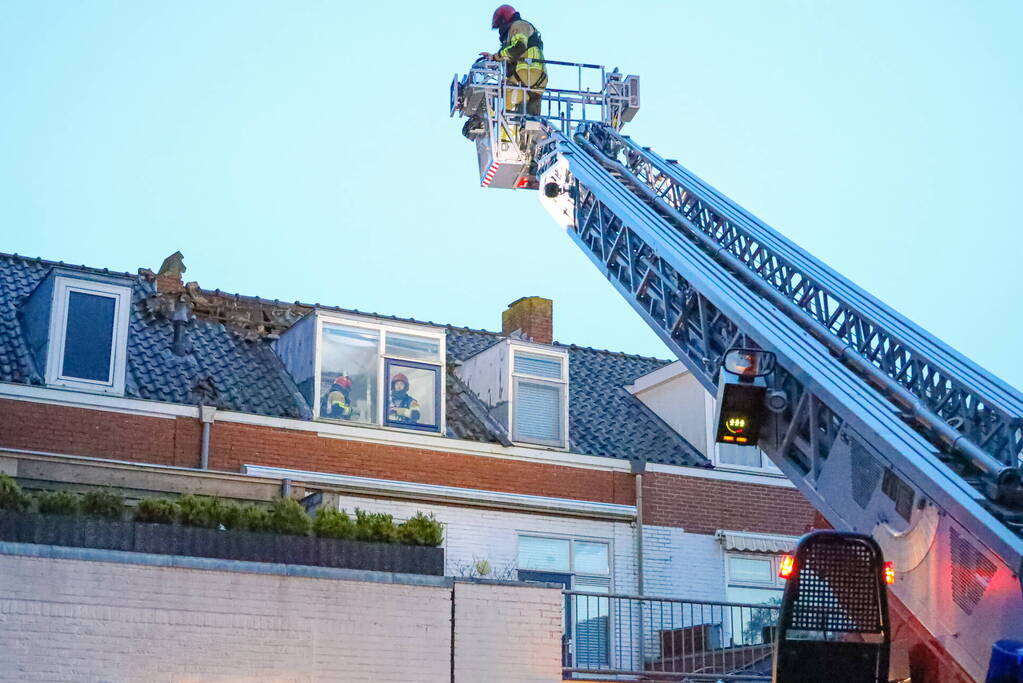 Veel schade bij bliksem ingeslag