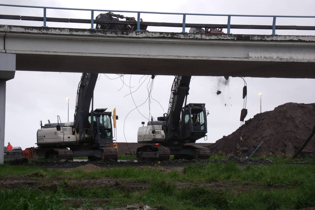 Sloop viaduct in volle gang