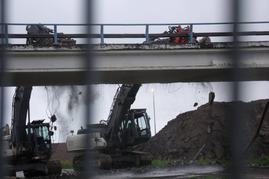 Sloop viaduct in volle gang
