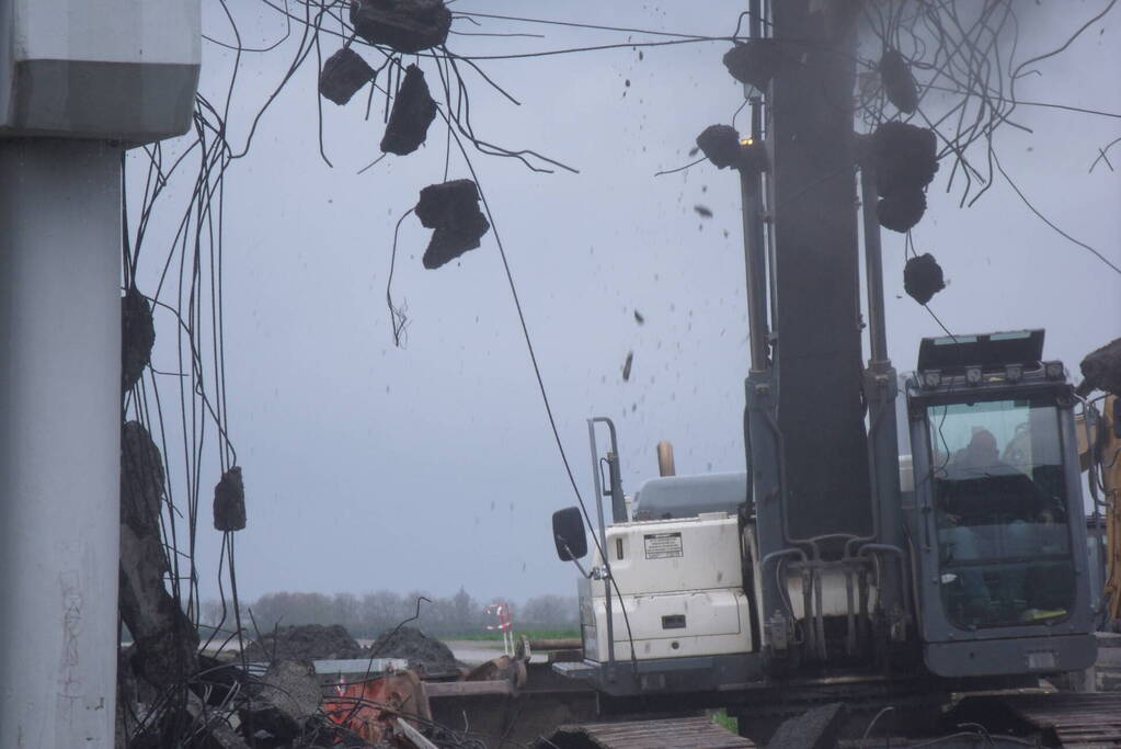 Sloop viaduct in volle gang