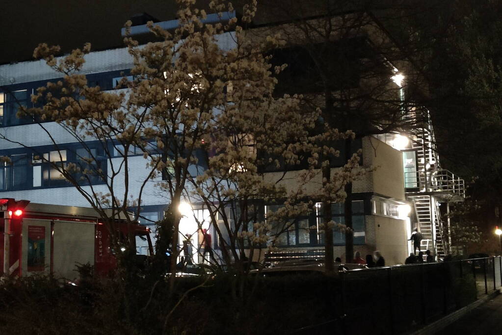 Leeggespoten poederblusser wordt aangezien voor brand