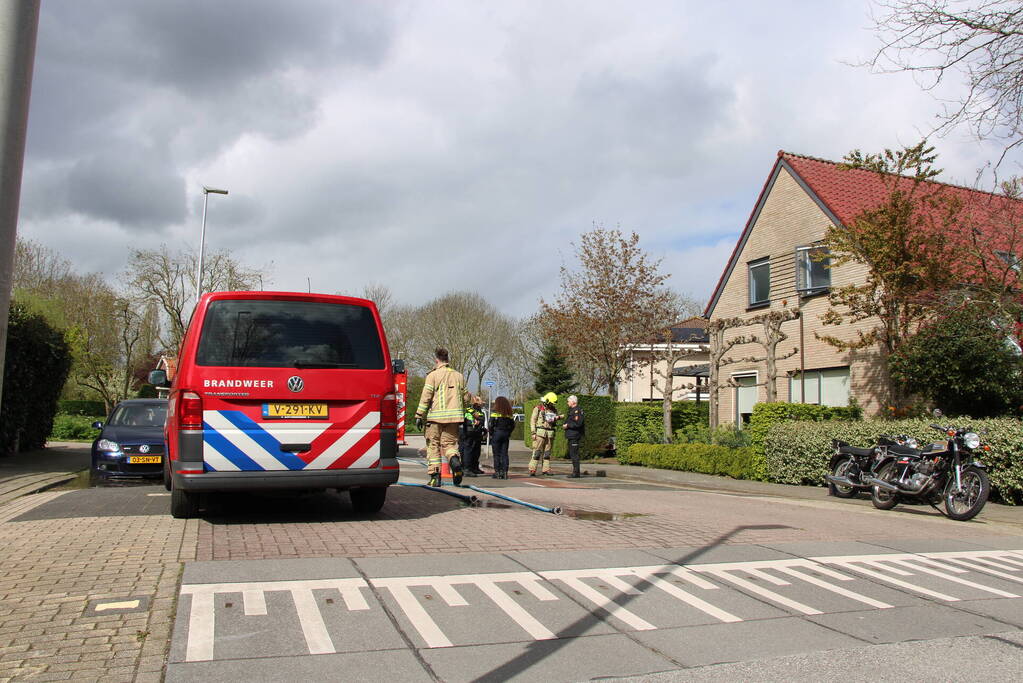 Middelbrand in woning