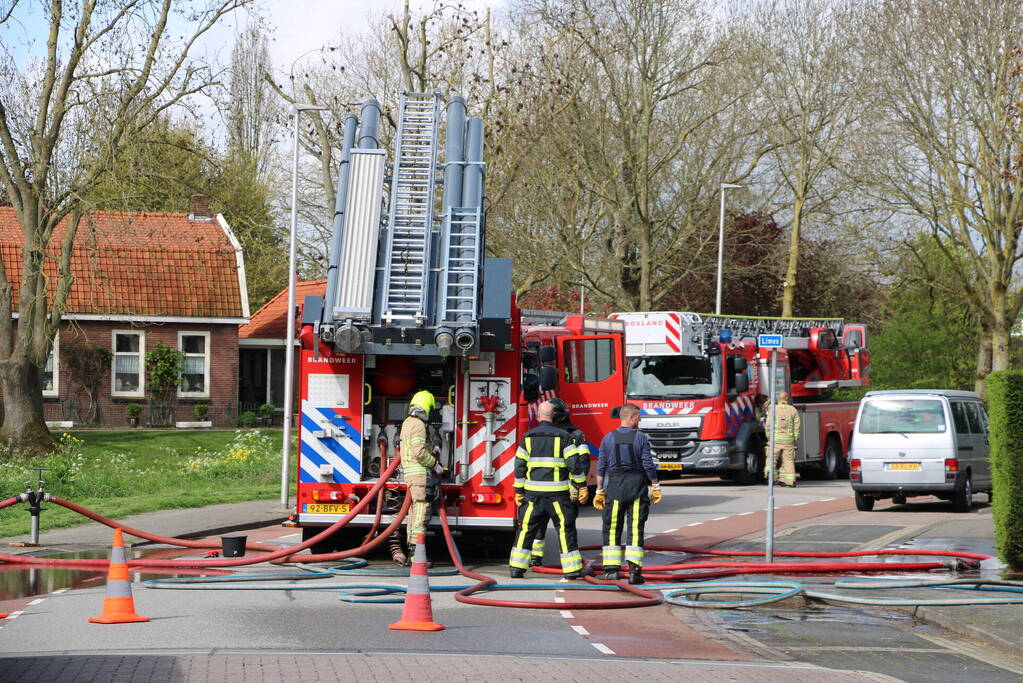 Middelbrand in woning