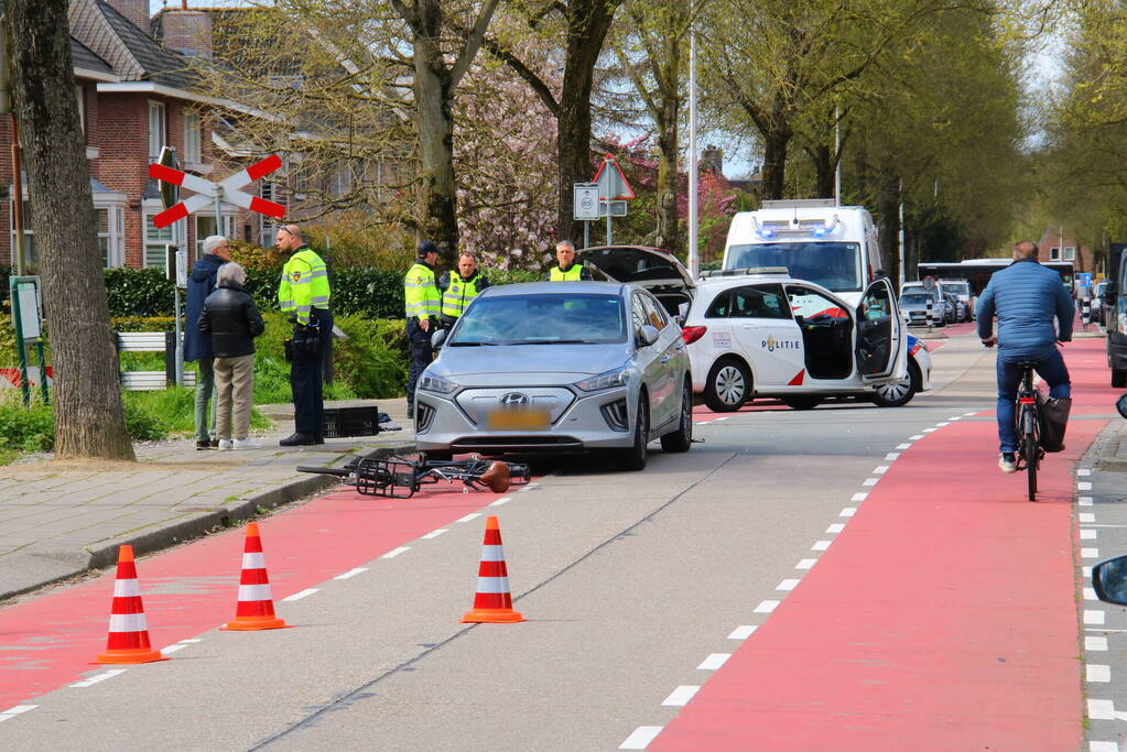 Fietser gewond bij aanrijding