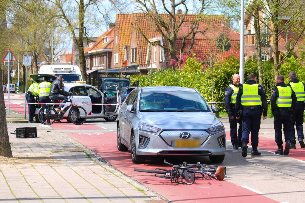 Fietser gewond bij aanrijding