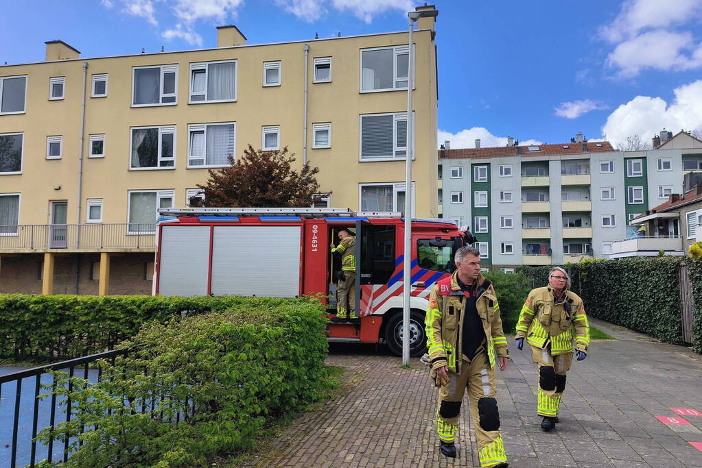 Veel rook bij kleine brand in woning