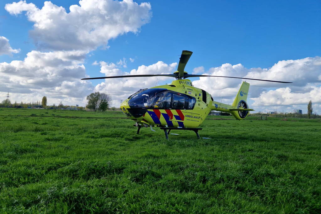 Traumahelikopter ingezet voor incident