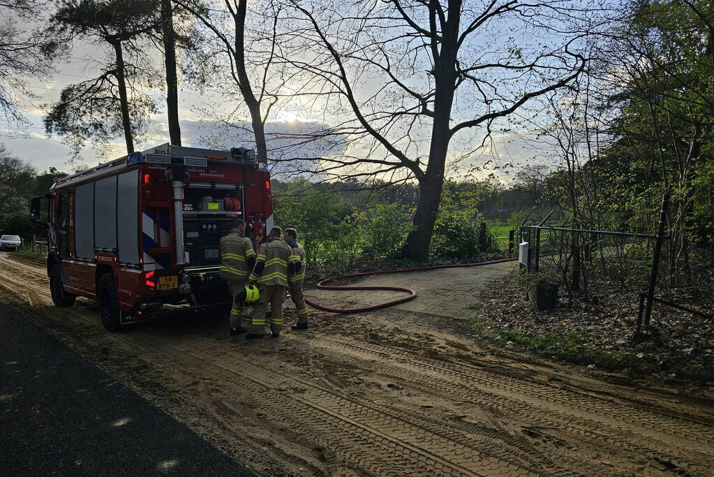 Brandweer ingezet bij brand bij schuur