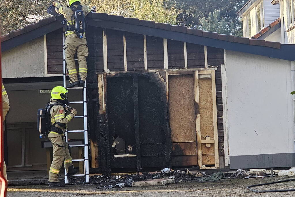 Brandweer ingezet bij brand bij schuur