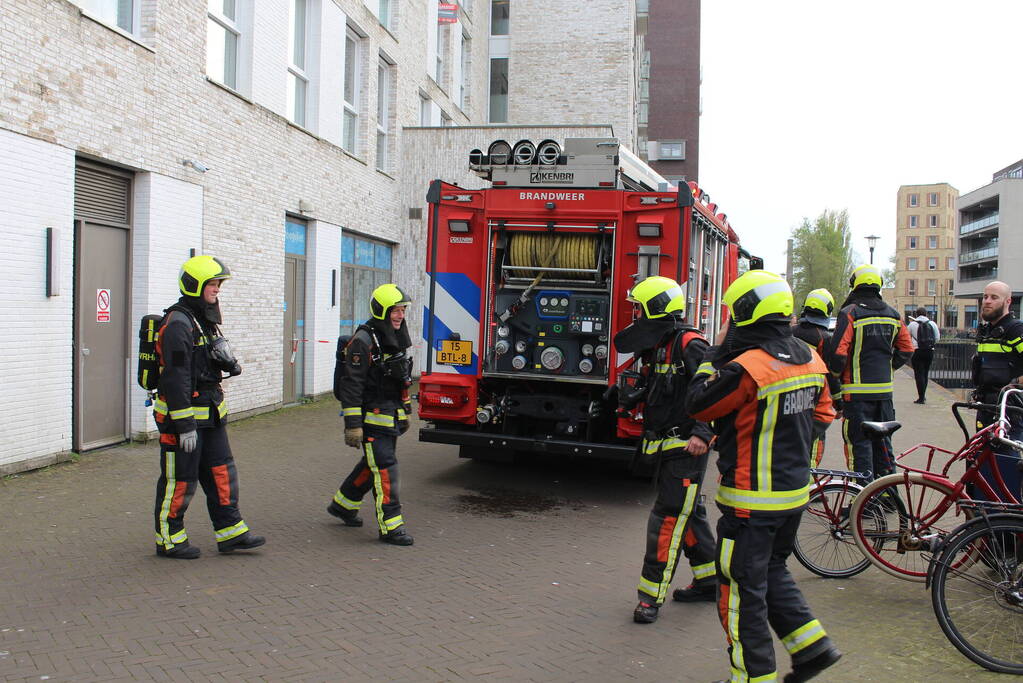 Schade aan woning na brand in toilet