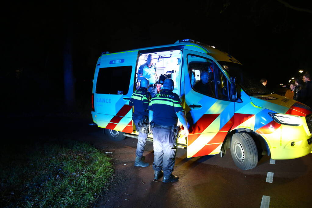 Twee gewonden bij eenzijdig ongeval