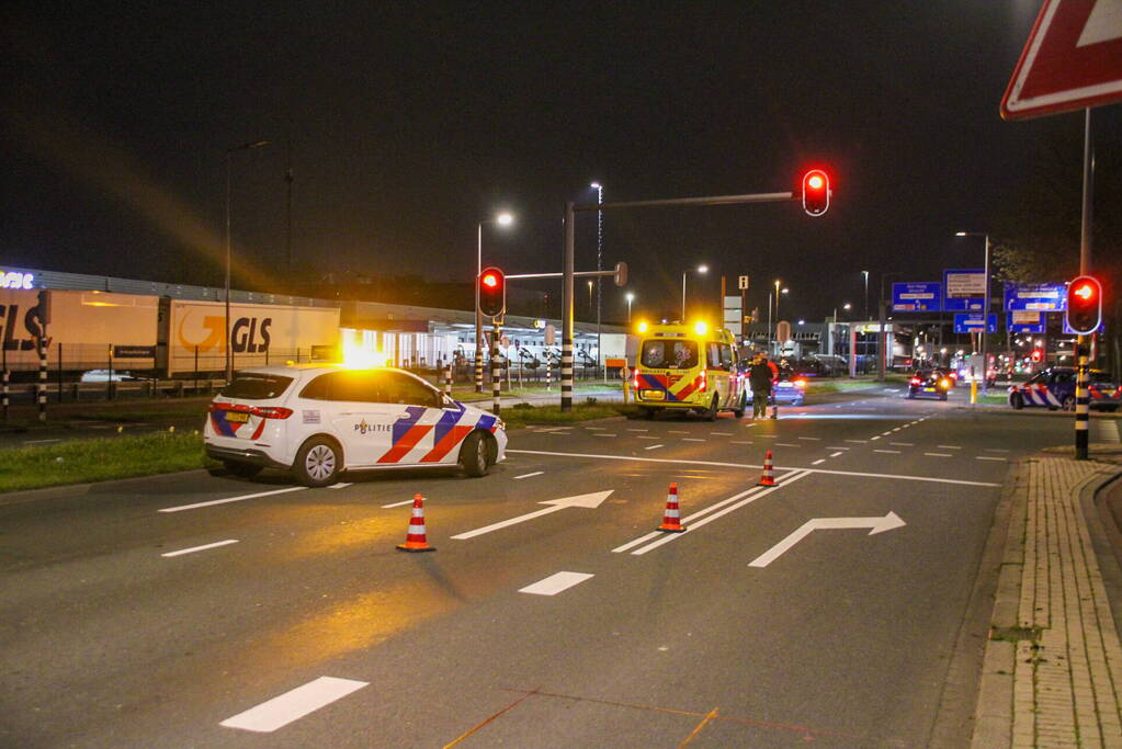 Aanhouding na aanrijding op kruising