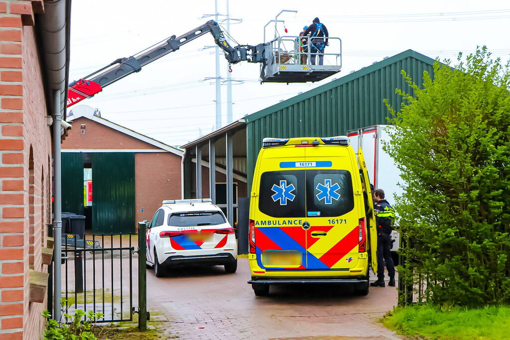 Gewonde bij bedrijfsongeval in vleeshandel