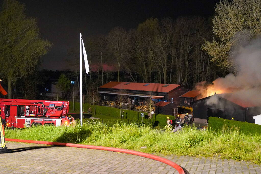 Grote brand bij vergader evenementen