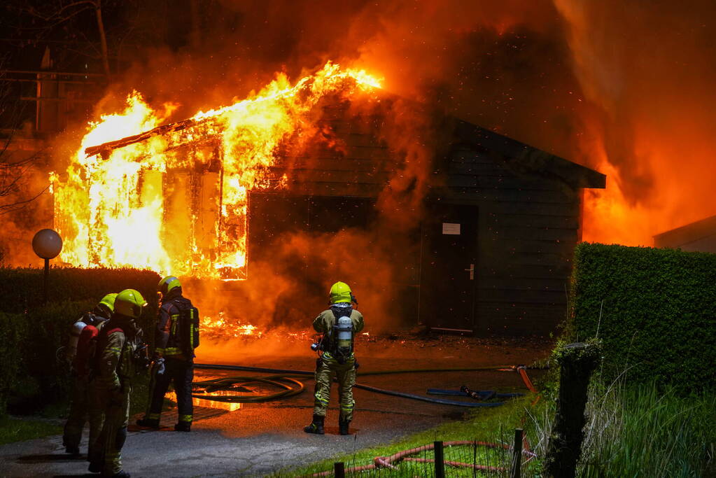 Grote brand bij vergader evenementen