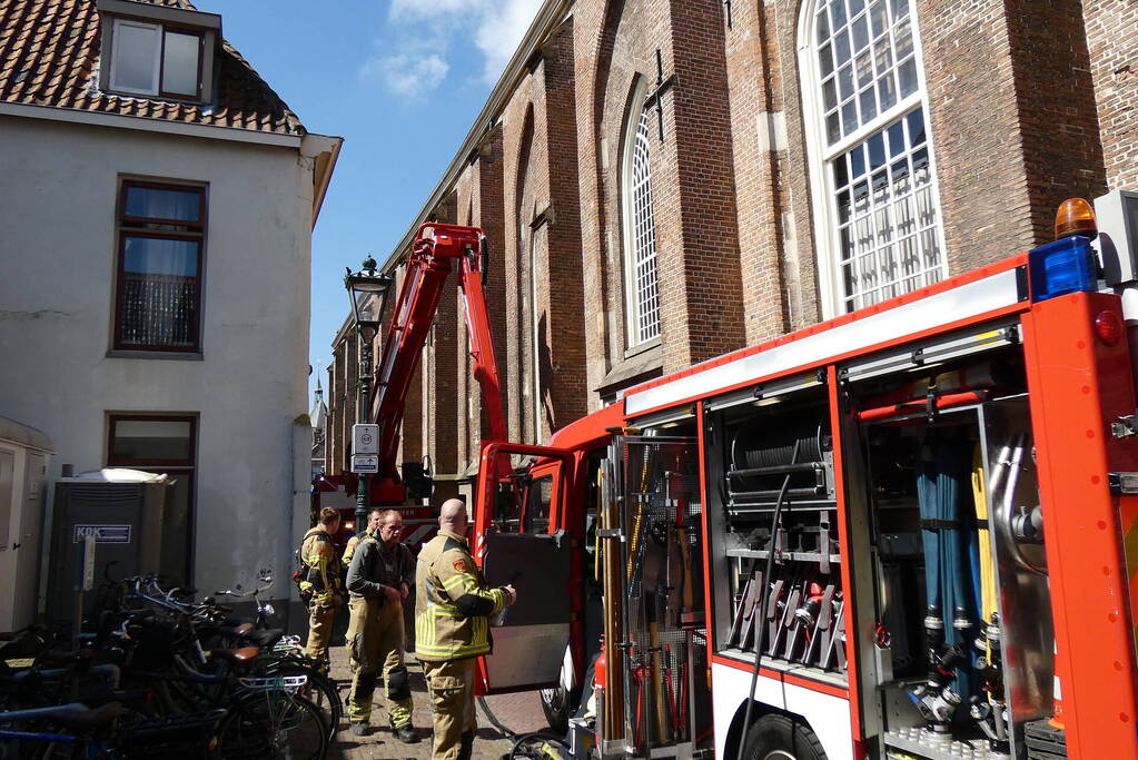 Woningbrand in binnenstad snel onder controle