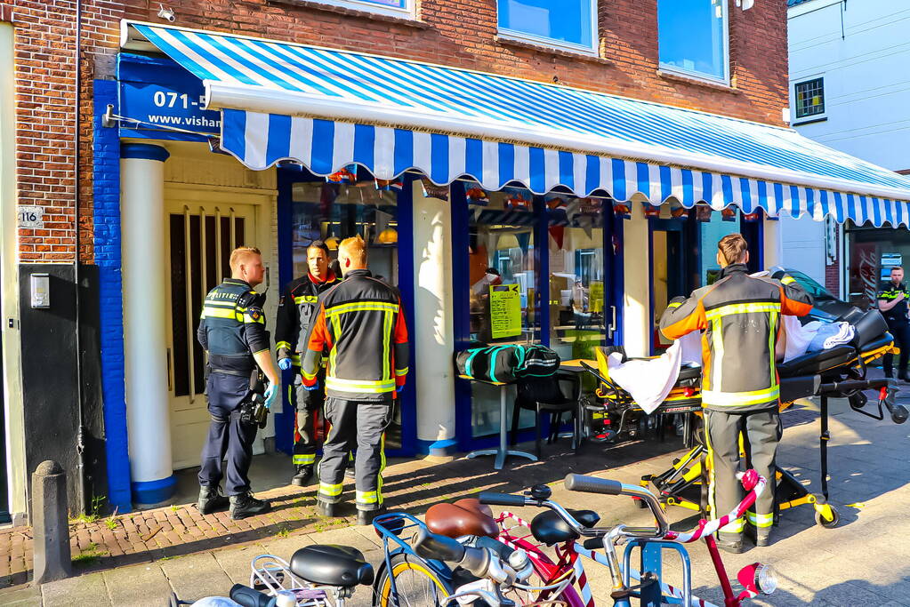 Persoon valt van trap en raakt gewond