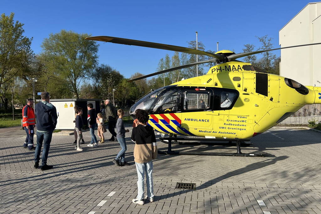 Traumahelikopter ingezet bij medische noodsituatie