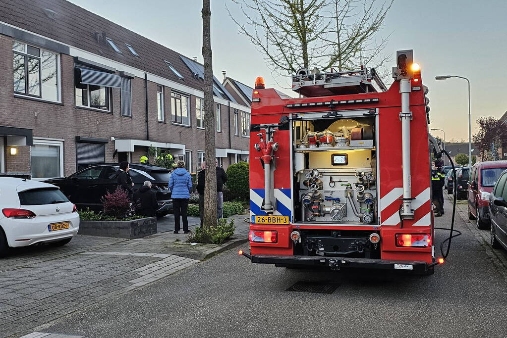 Brand in woning snel onder controle