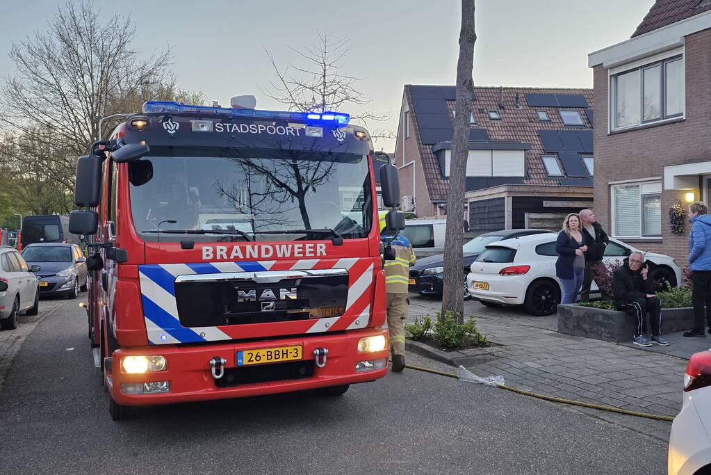 Brand in woning snel onder controle