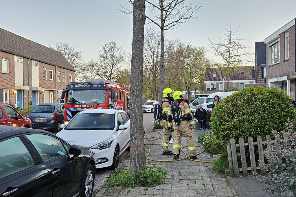 Brand in woning snel onder controle