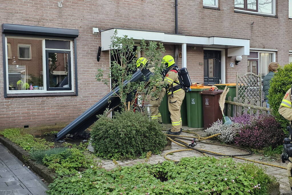 Brand in woning snel onder controle