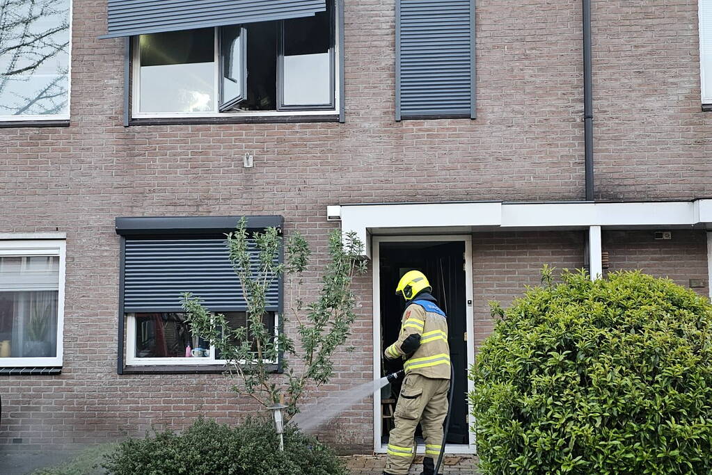 Brand in woning snel onder controle