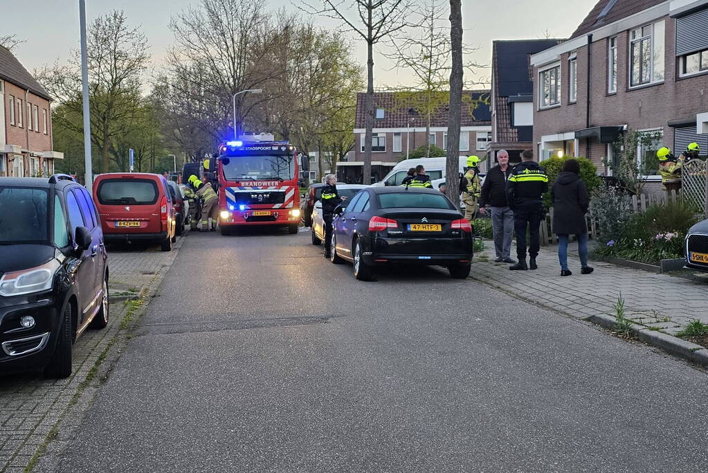 Brand in woning snel onder controle