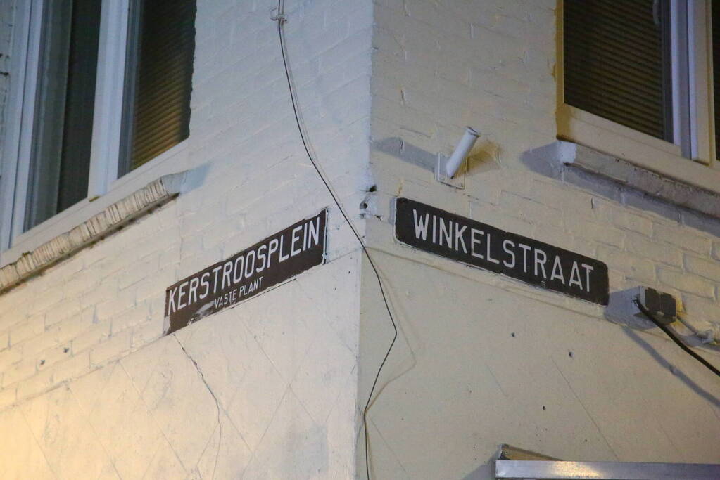 Auto en container in brand gestoken