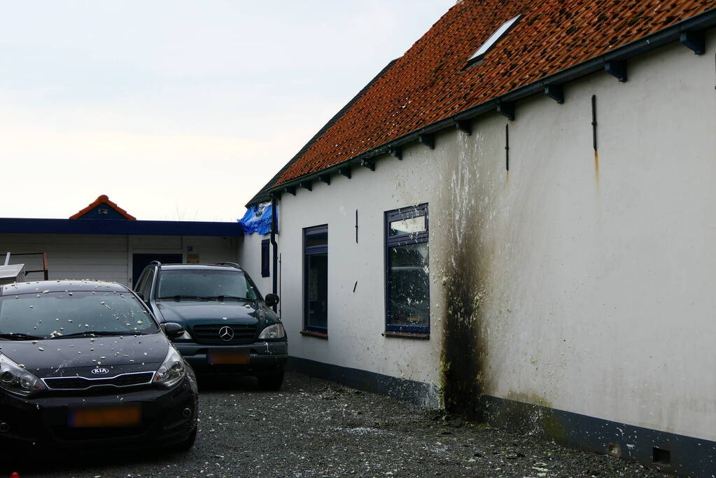 Explosief gaat af in tuin woning