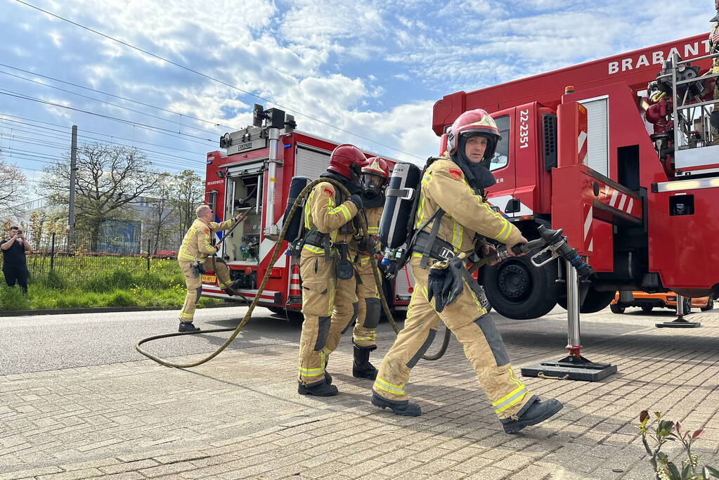 Brand bij keramiek fabrikant