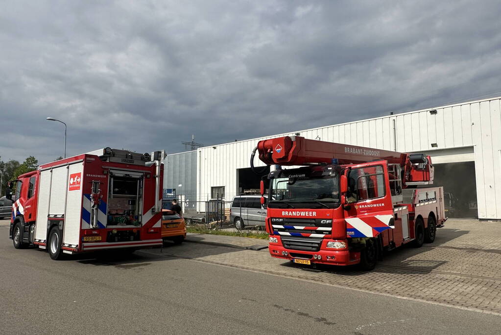 Brand bij keramiek fabrikant