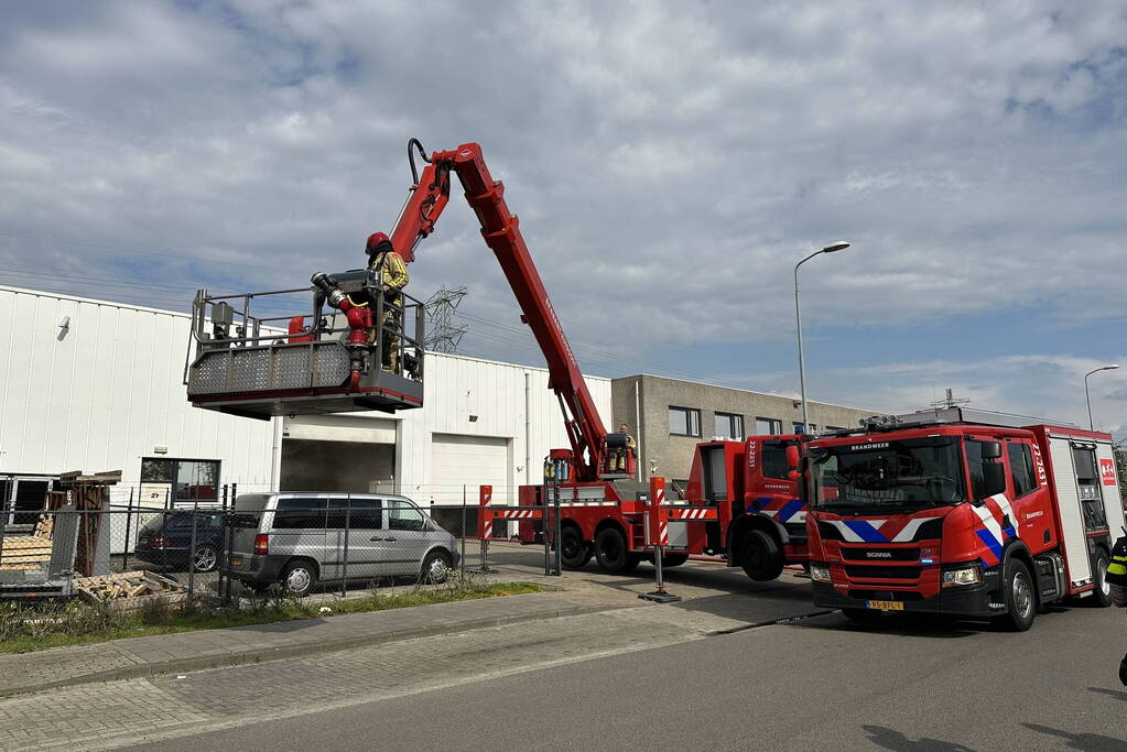 Brand bij keramiek fabrikant