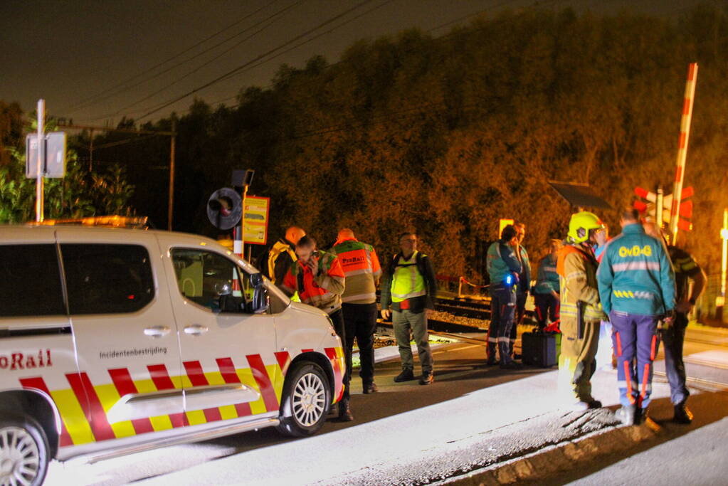 Treinverkeer gestremd na ongeval