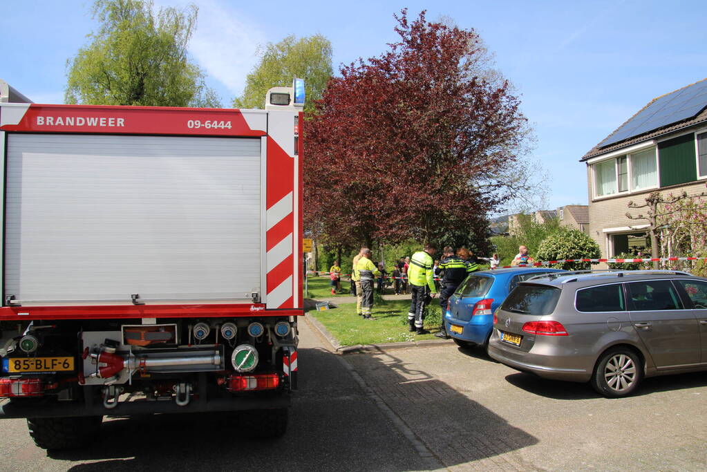 De brand in de meterkast was snel onder controle