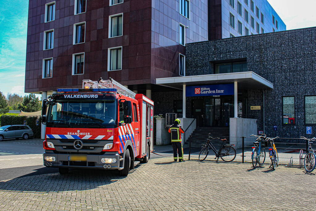 Brandweer oefent in Hilton Garden Inn hotel