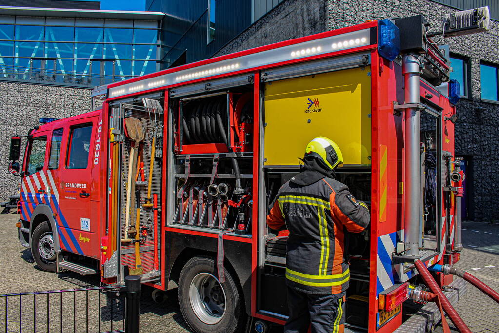 Brandweer oefent in Hilton Garden Inn hotel