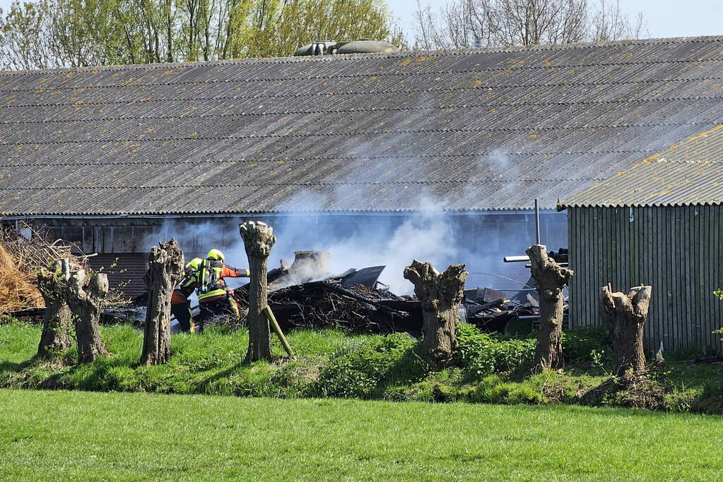 Veel rook bij uitslaande brand
