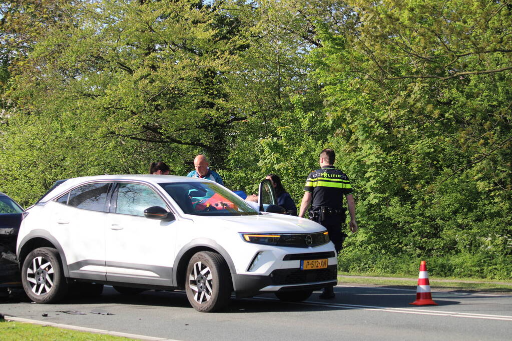 Flinke file bij kop-staartbotsing