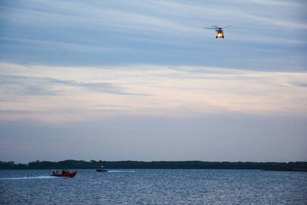 Grote zoekactie vanwege afgeschoten noodsignaal