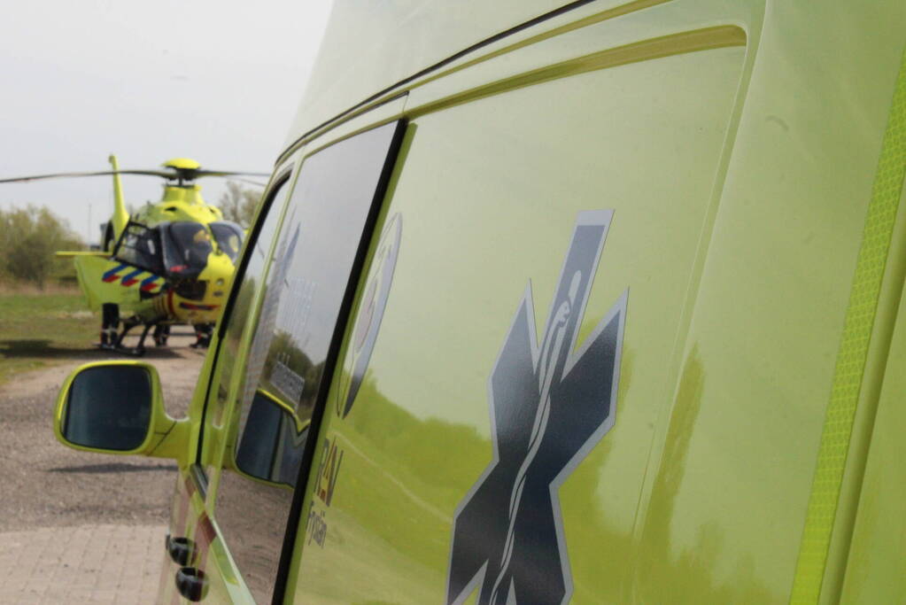 Landing traumahelikopter trekt veel bekijks