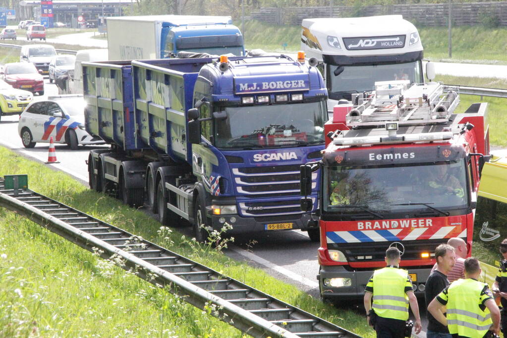 Persoon gewond bij ongeval op snelweg