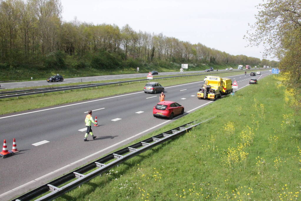 Persoon gewond bij ongeval op snelweg