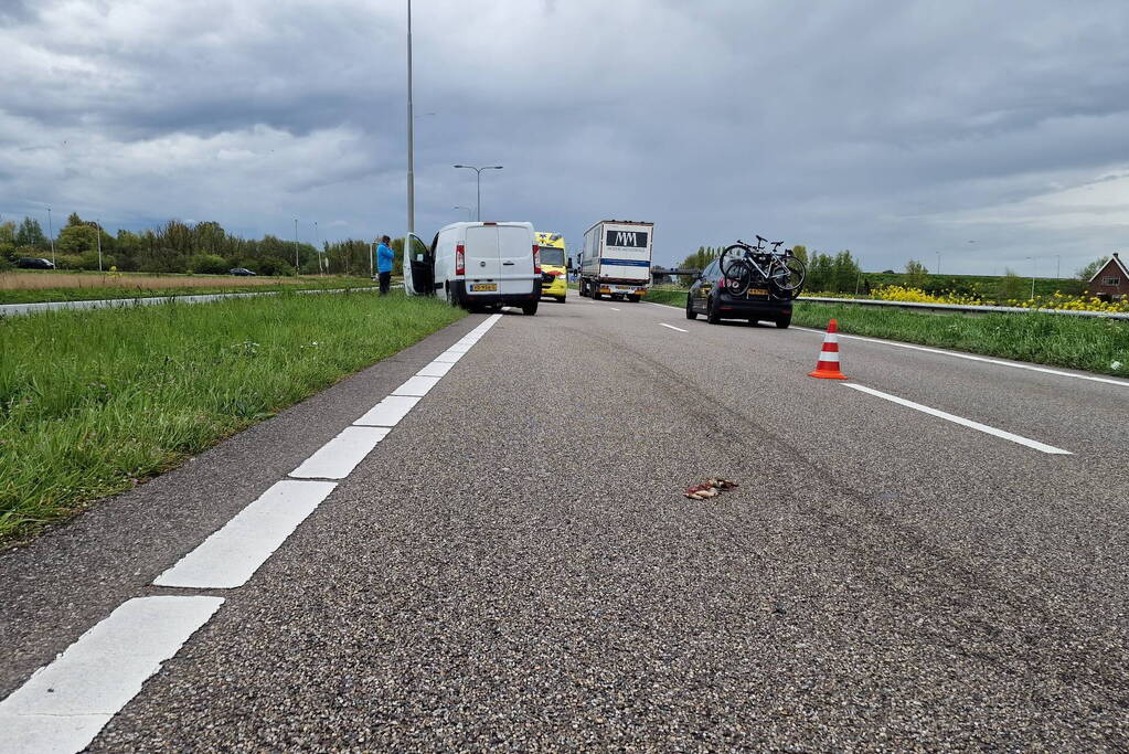 Eendje doodgereden bij aanrijding