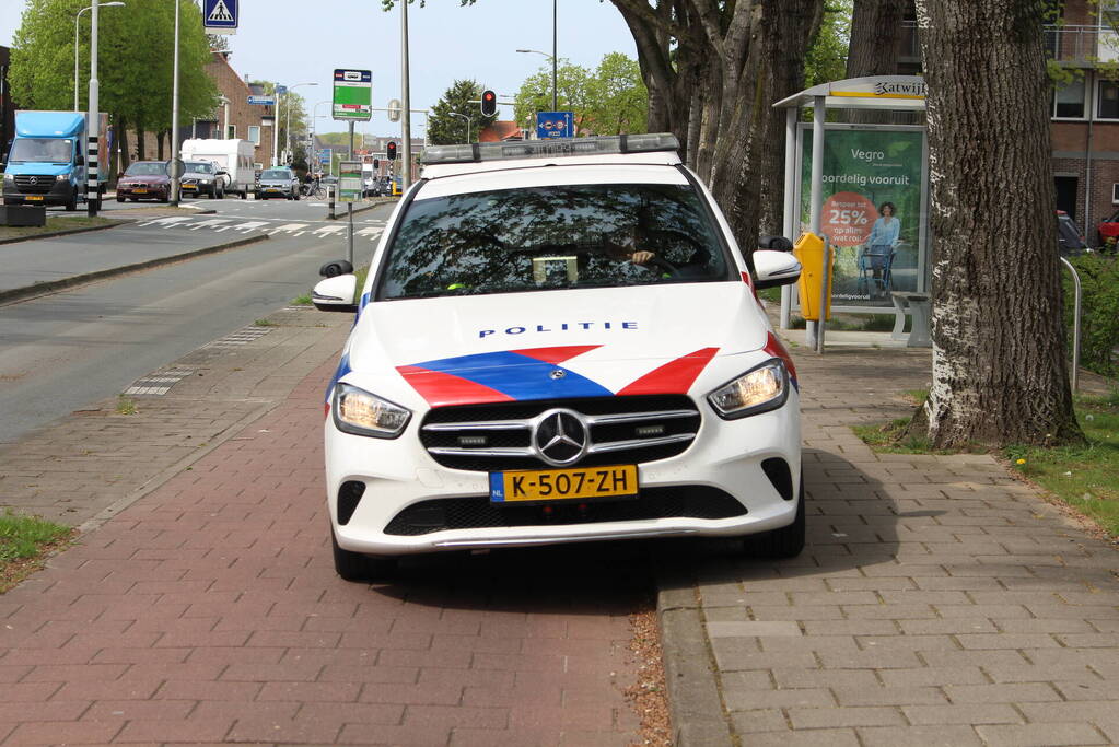 Twee voertuigen betrokken bij kop-staart botsing