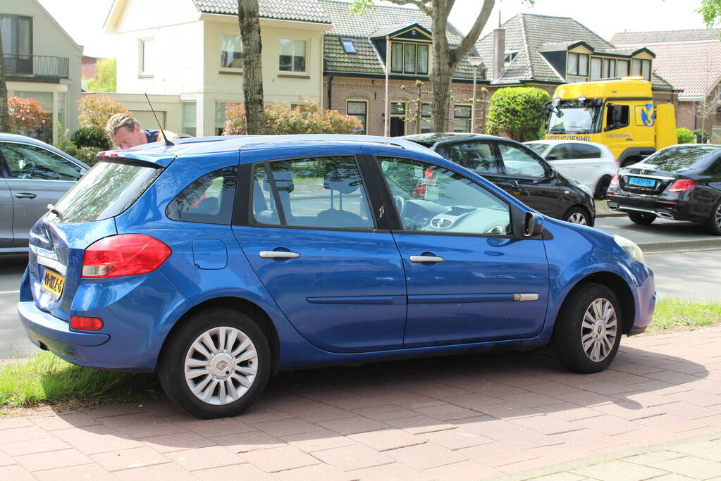 Twee voertuigen betrokken bij kop-staart botsing