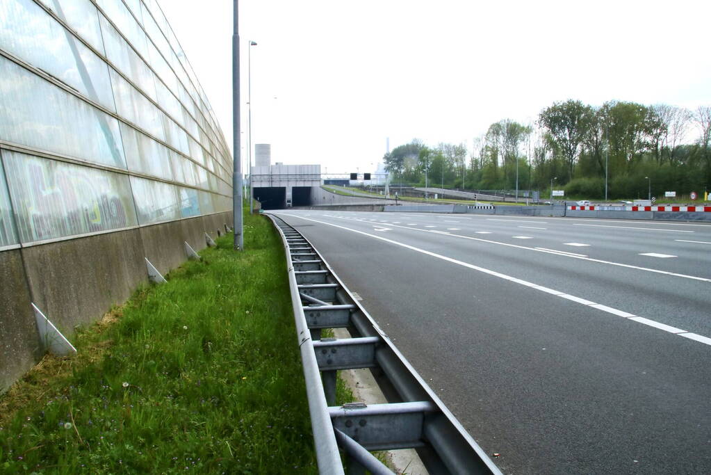 Coentunnel richting Zaanstad dicht