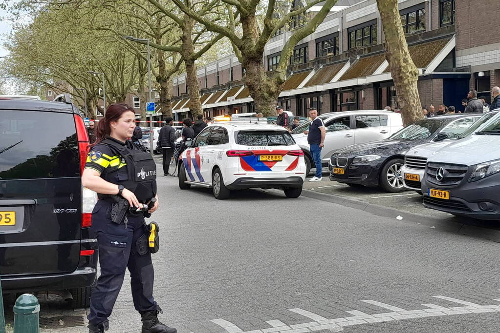 Straat afgezet na schietpartij