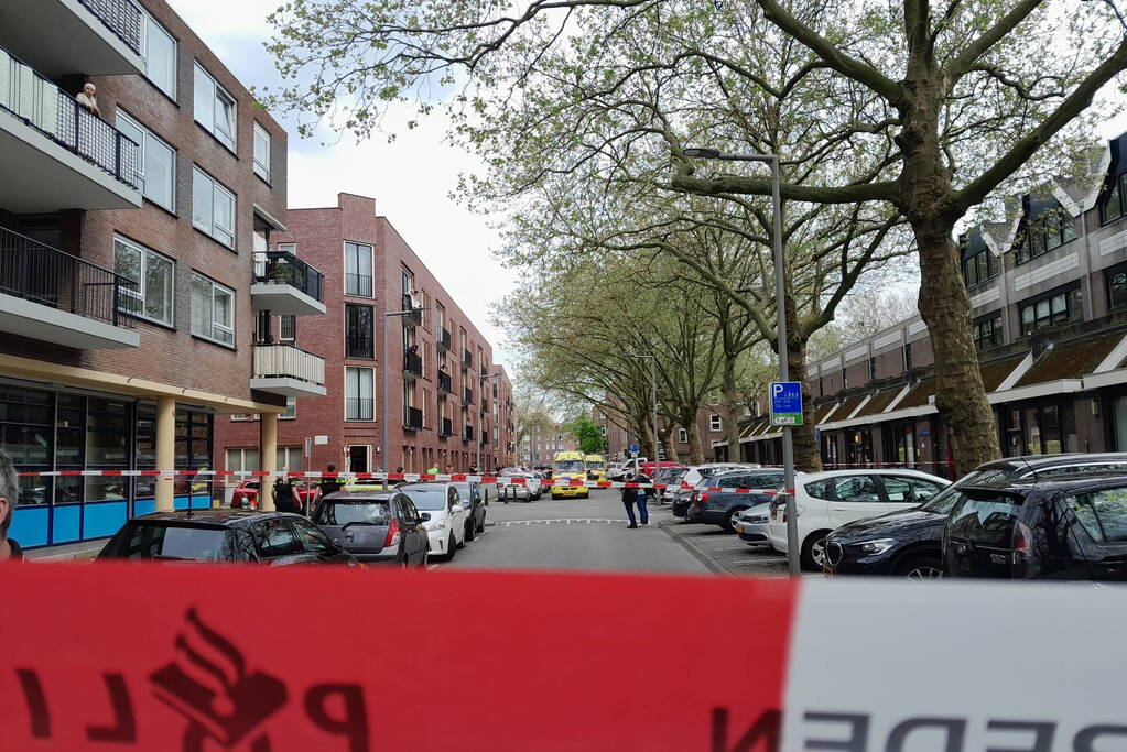 Straat afgezet na schietpartij