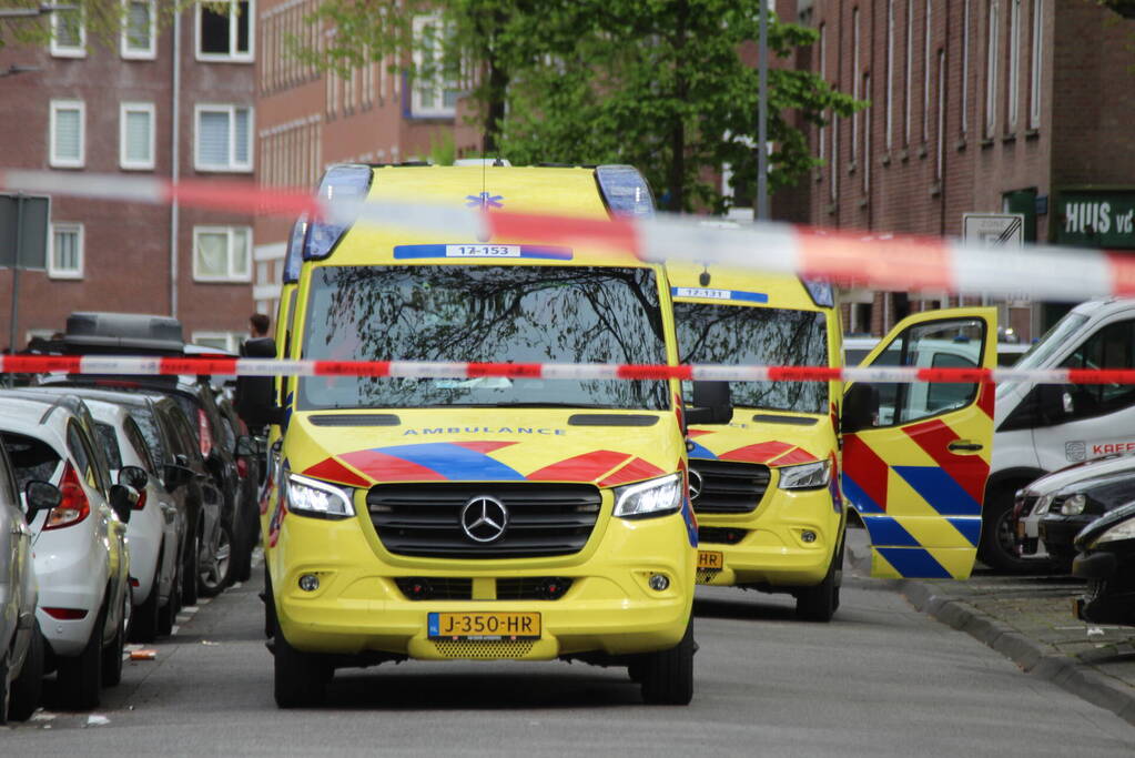 Straat afgezet na schietpartij